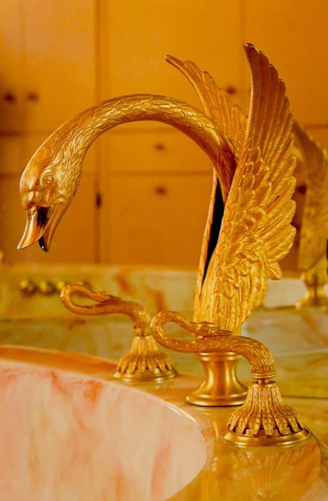 Sherle Wagner Vintage Swan Bathtub Fixture, Gaughan Sui