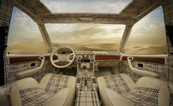 Burberry and Louis Vuitton Auto Interiors Photographed by NY Artist Luis Gispert