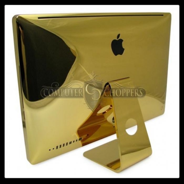 Gold iMac From Computer Choppers