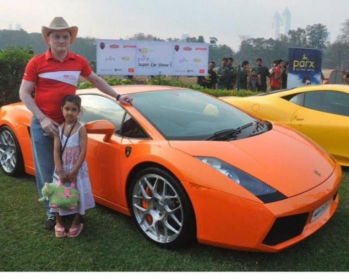 Outdoor Car Show in India