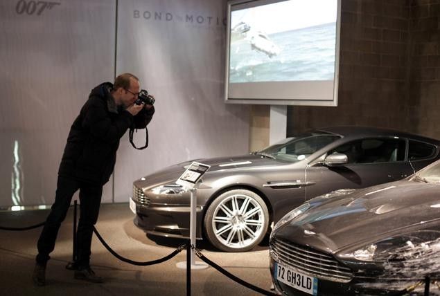 Bond's Aston Martins Display