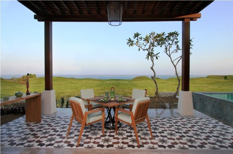 Terrace at Samabe Villa