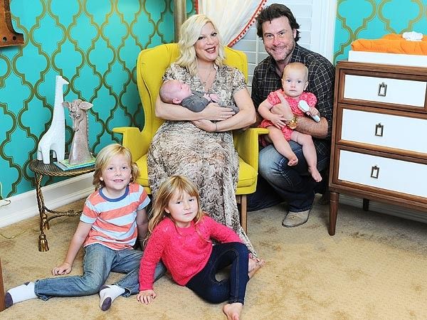 Tori Spelling and Family