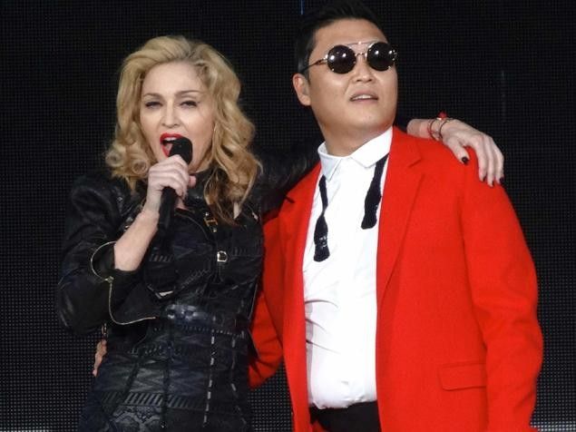 Madonna and Psy