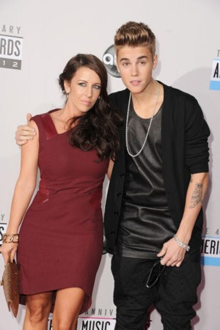 Justin Bieber and Mother