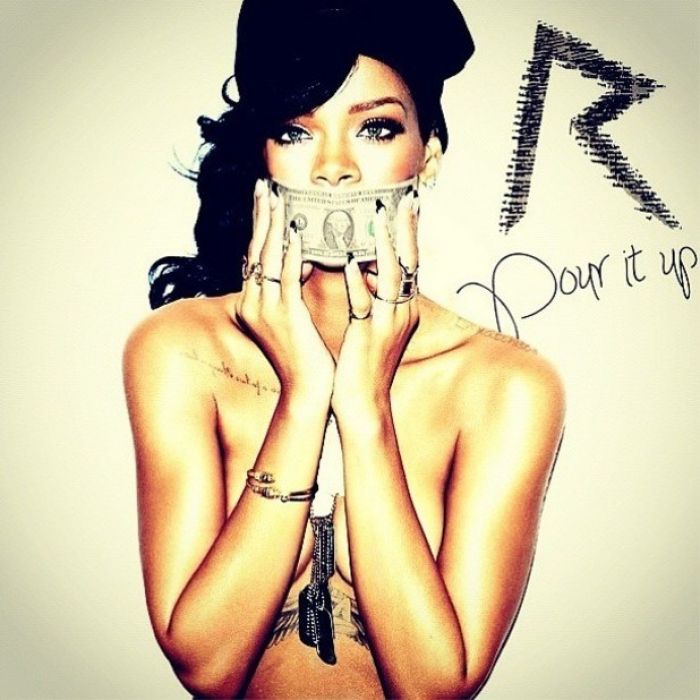 Rihanna's 'Pour It Up' artwork