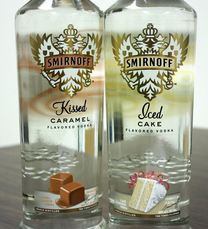 Smirnoff Kissed Caramel & Iced Cake Flavored Vodkas