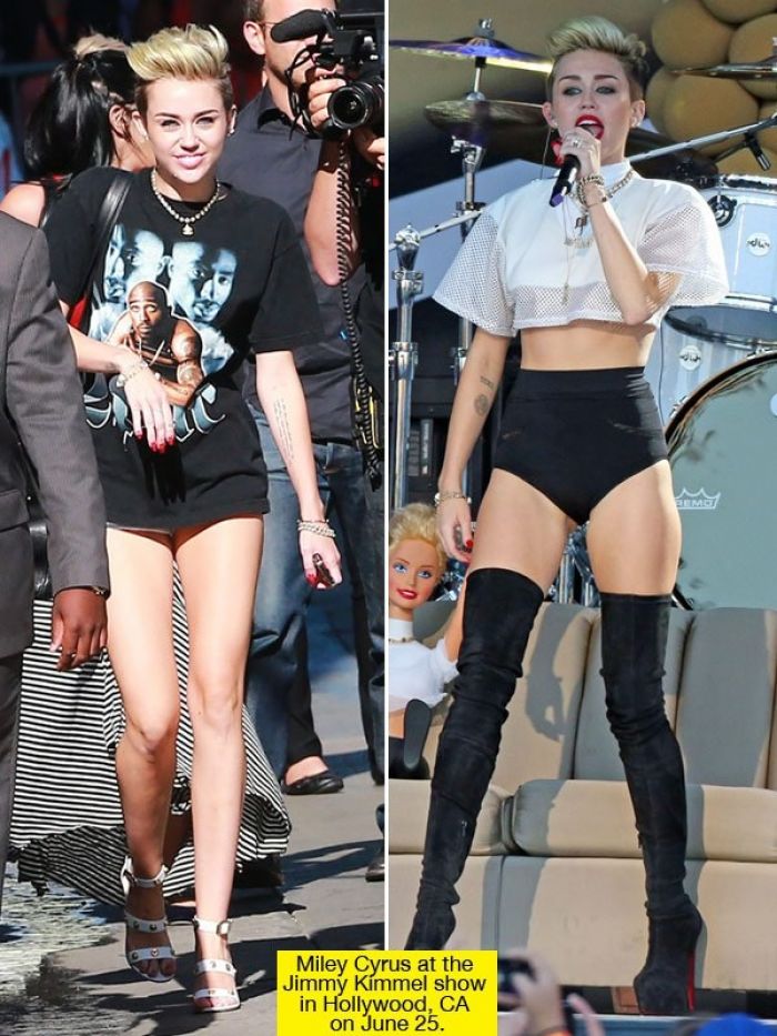 Miley's Short-Shorts