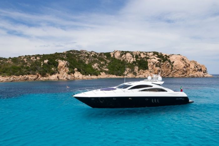 Luxury motor yacht, Italy