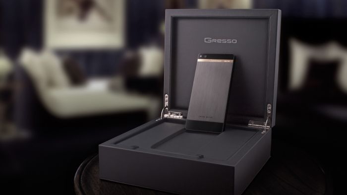 Gresso luxury smartphones.