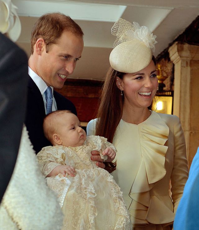 prince william, kate middleton, and prince george