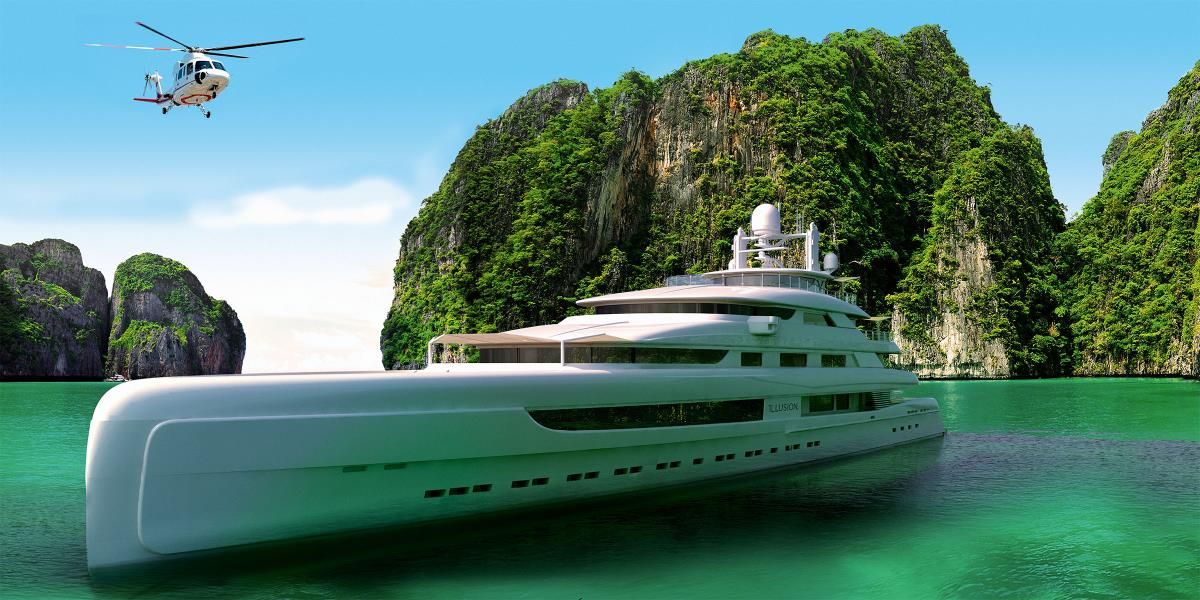 illusion, largest yacht built in china