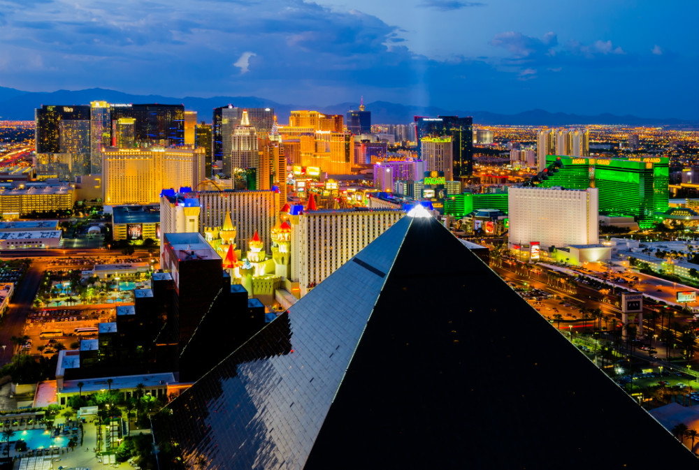 Aerial View of Las Vegas