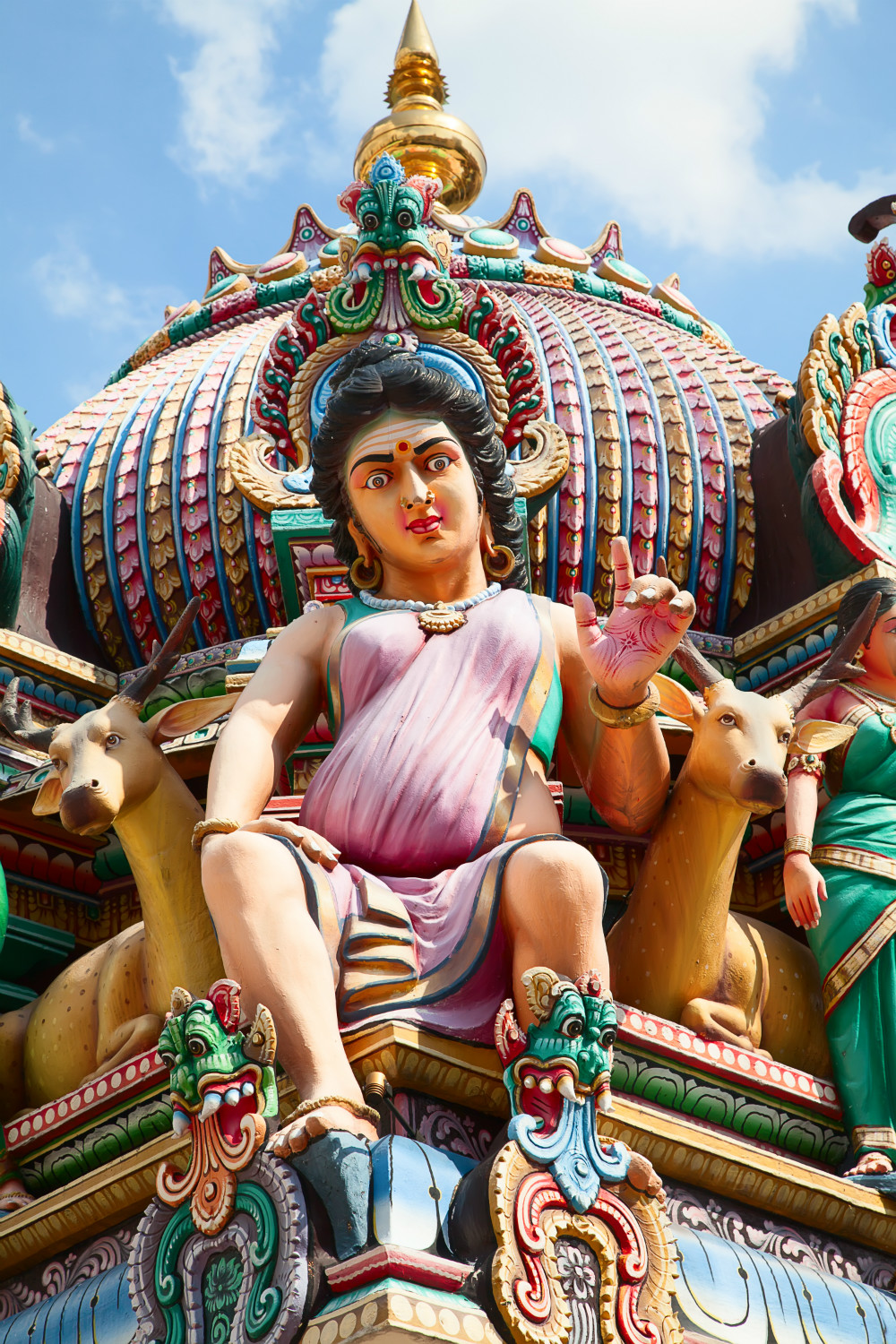 CloseUp Decor of Sri Mariamman
