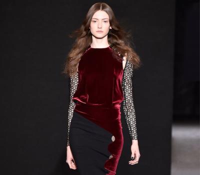 Roland Mouret Indulges in Velvet and Jewel-Toned Fabrics for Fall