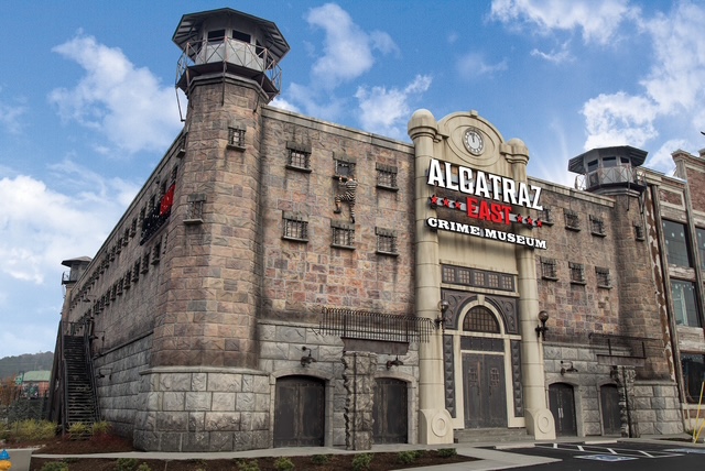 Alcatraz East Crime Museum showcasing the building's historic architecture and exhibition on U.S. law enforcement history.