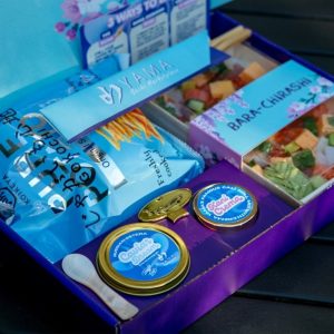 Luxury Caviar Dream Box featuring assorted sushi, caviar, and a decorative presentation from Yama Sushi Marketplace.