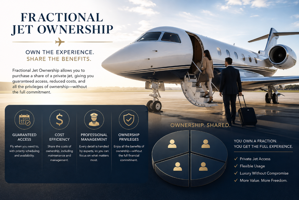 Businessperson boarding a private jet, highlighting fractional jet ownership benefits, including guaranteed access and cost efficiency.