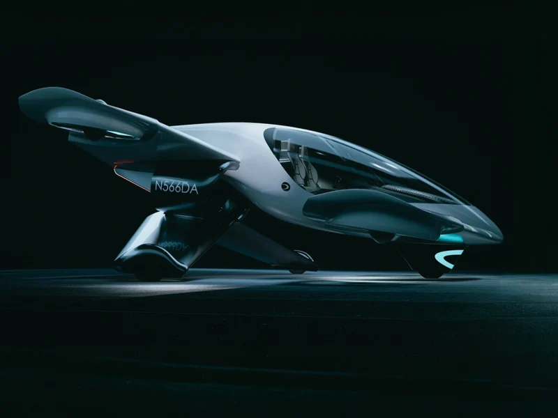 Doroni Aerospace's H1-X1, a sleek personal air vehicle designed for everyday flight.