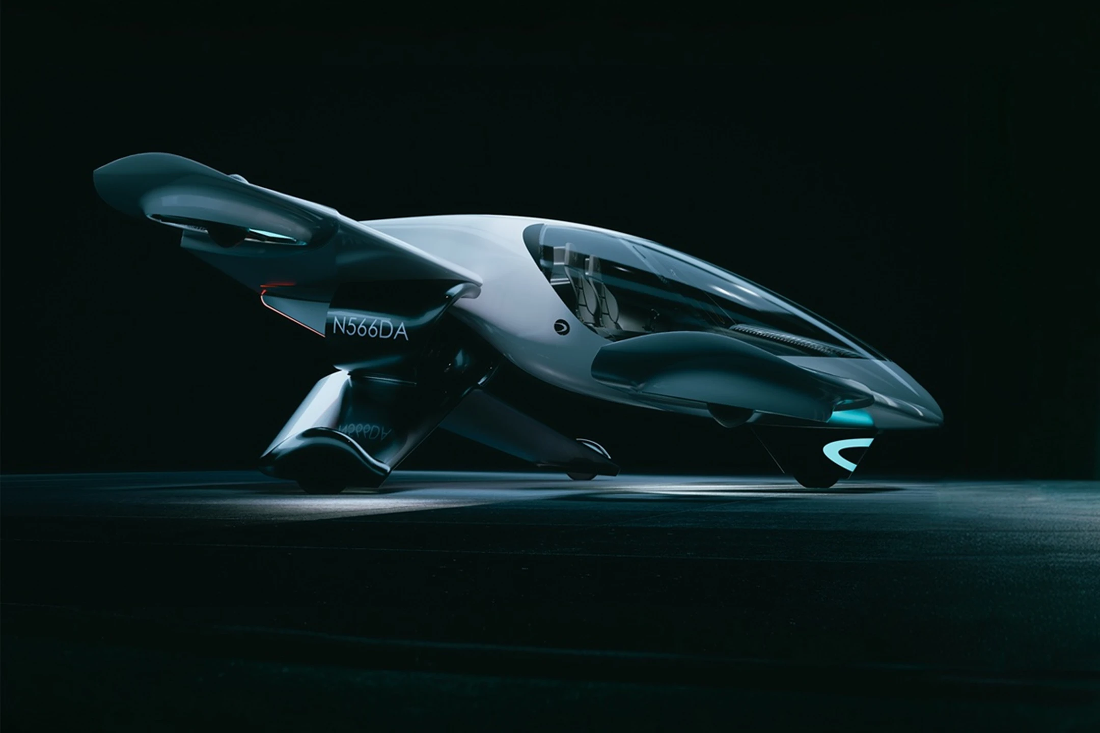 Doroni Aerospace's H1-X1, a sleek personal air vehicle designed for everyday flight.