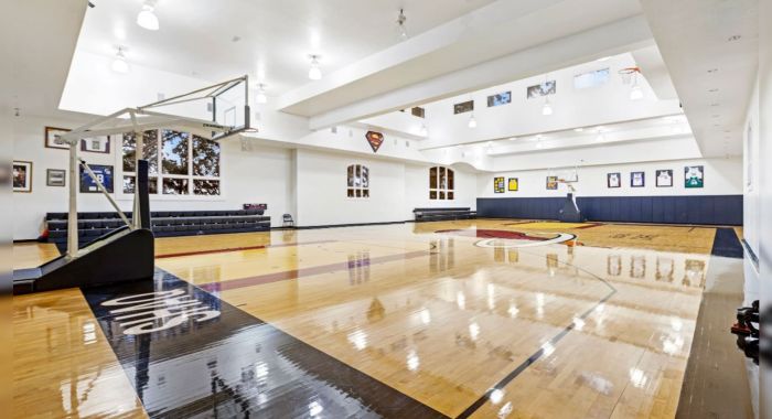 indoor basketball court