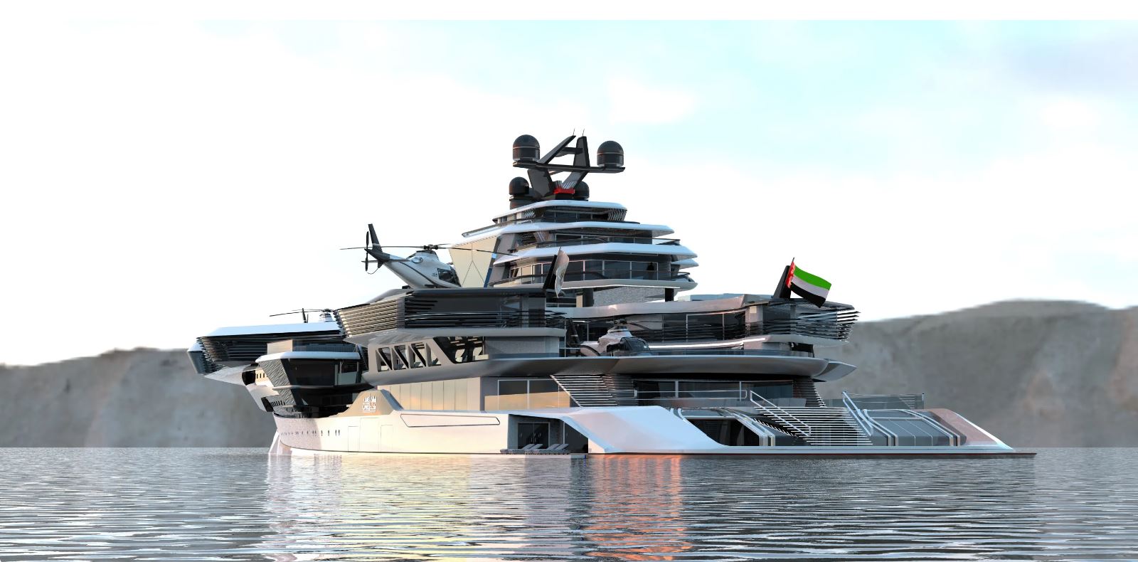 uae one mega yacht