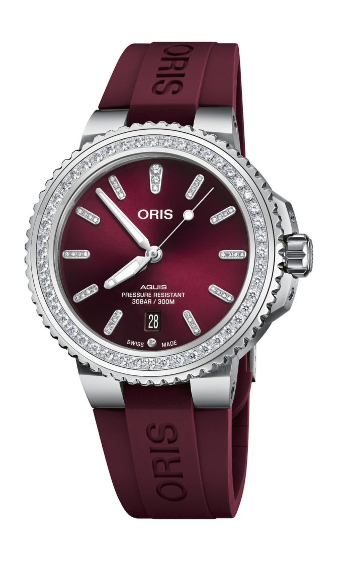 Oris Sets Lab Grown Diamonds into Aquis Date