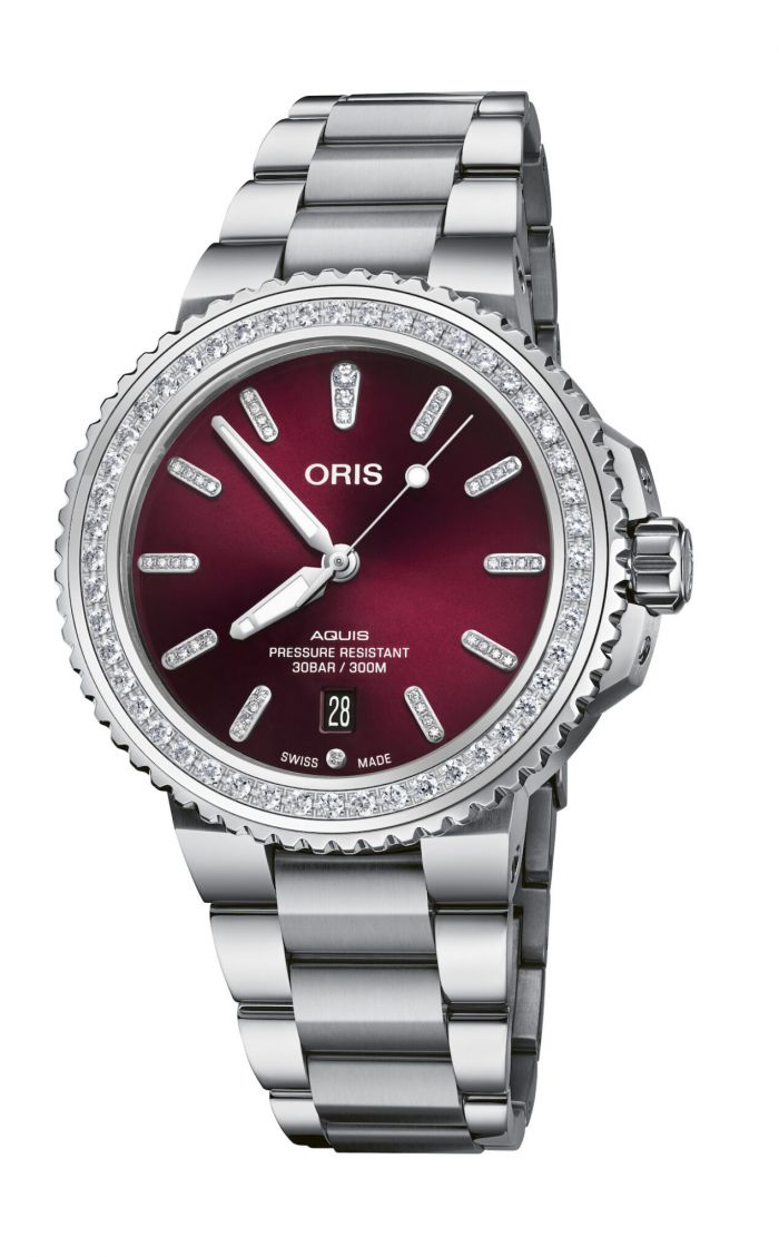 Oris Sets Lab Grown Diamonds into Aquis Date