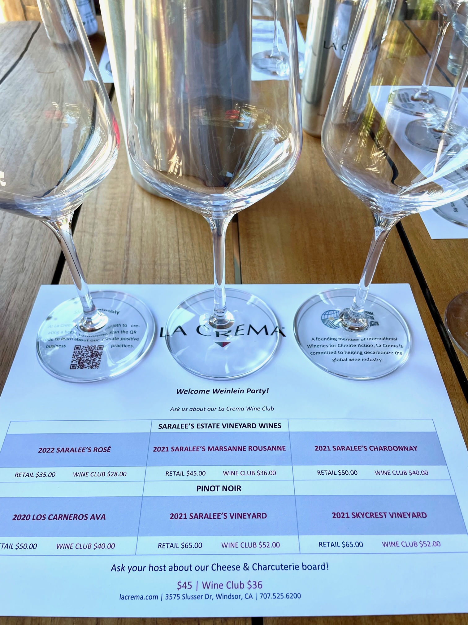 Farm to Table Wine Tasting Brunch - La Crema Winery