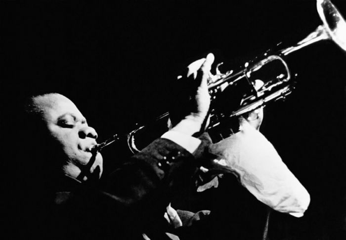 jazz singers, jazz photographs, Louis Armstrong