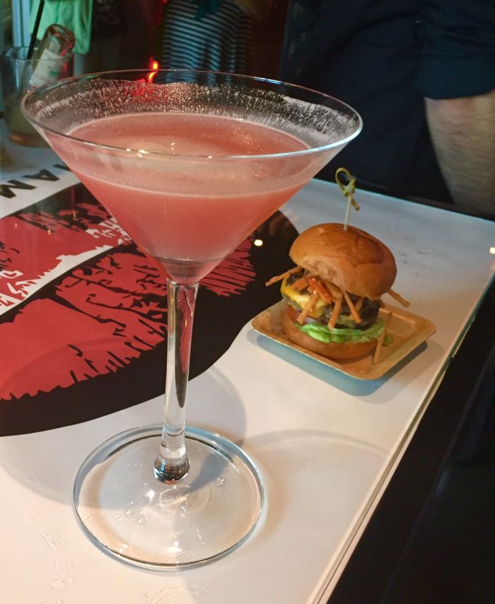 Cindy's Casa Burger with Rande Gerber's Spicy Margarita