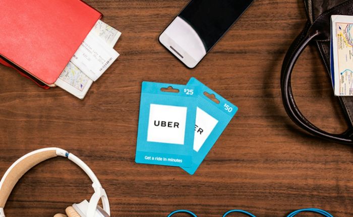 Uber gift cards