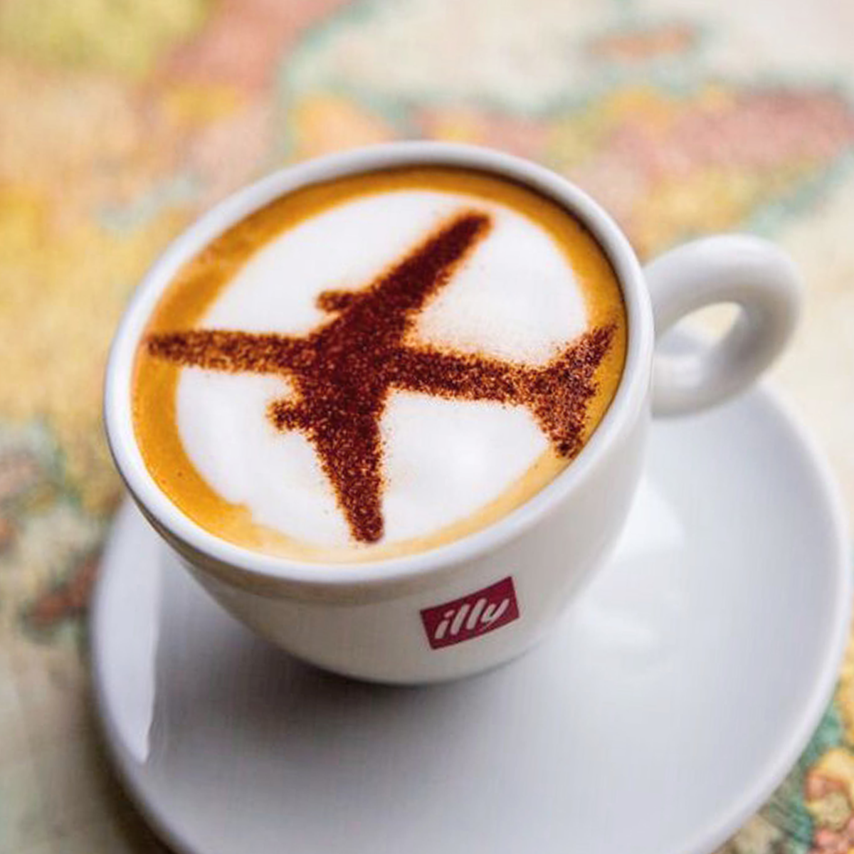United Airlines, Illy, Coffee
