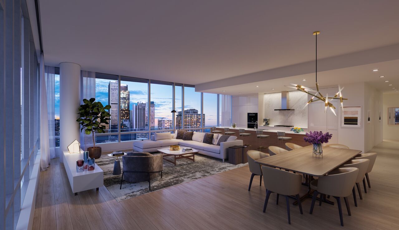 Inside Peek Los Angeles  New Exclusive Residences  Oceanwide Plaza