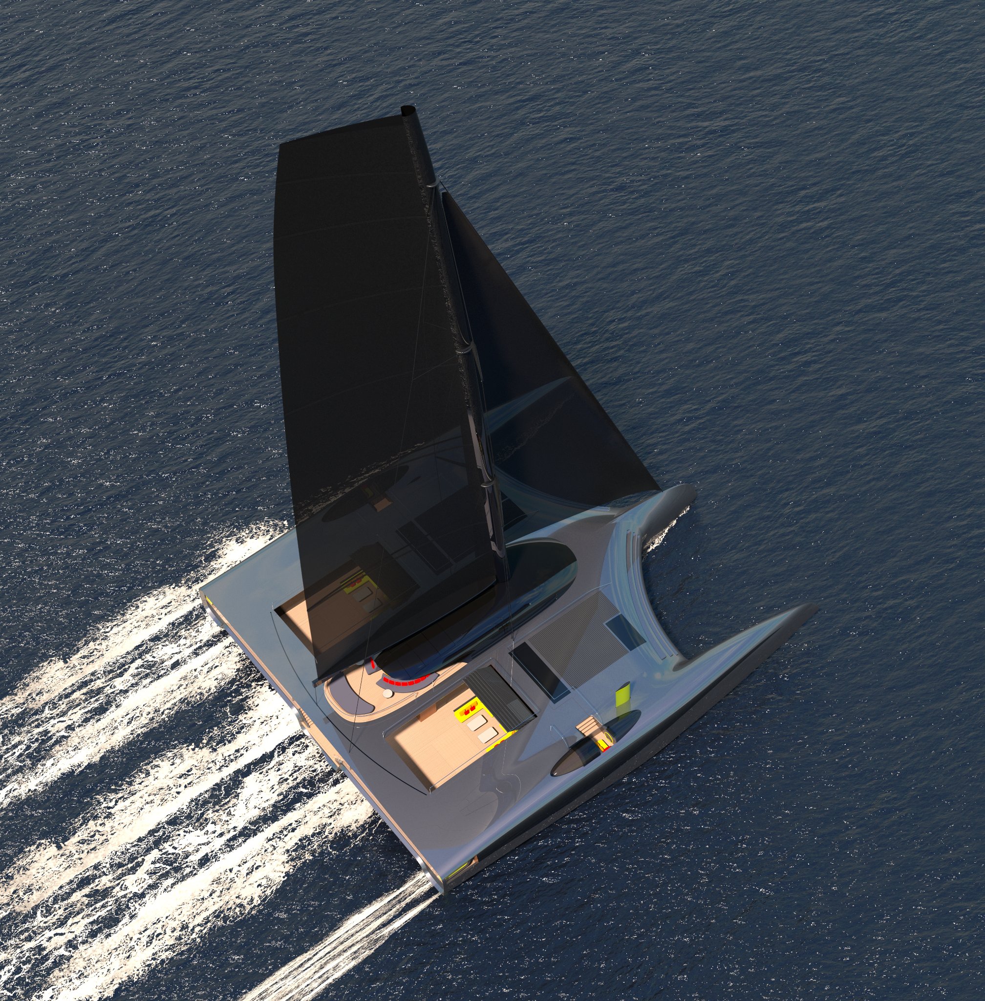 Photo of Domus is a 130FT Trimaran Idea With An Goal To Be Fully Emission-free