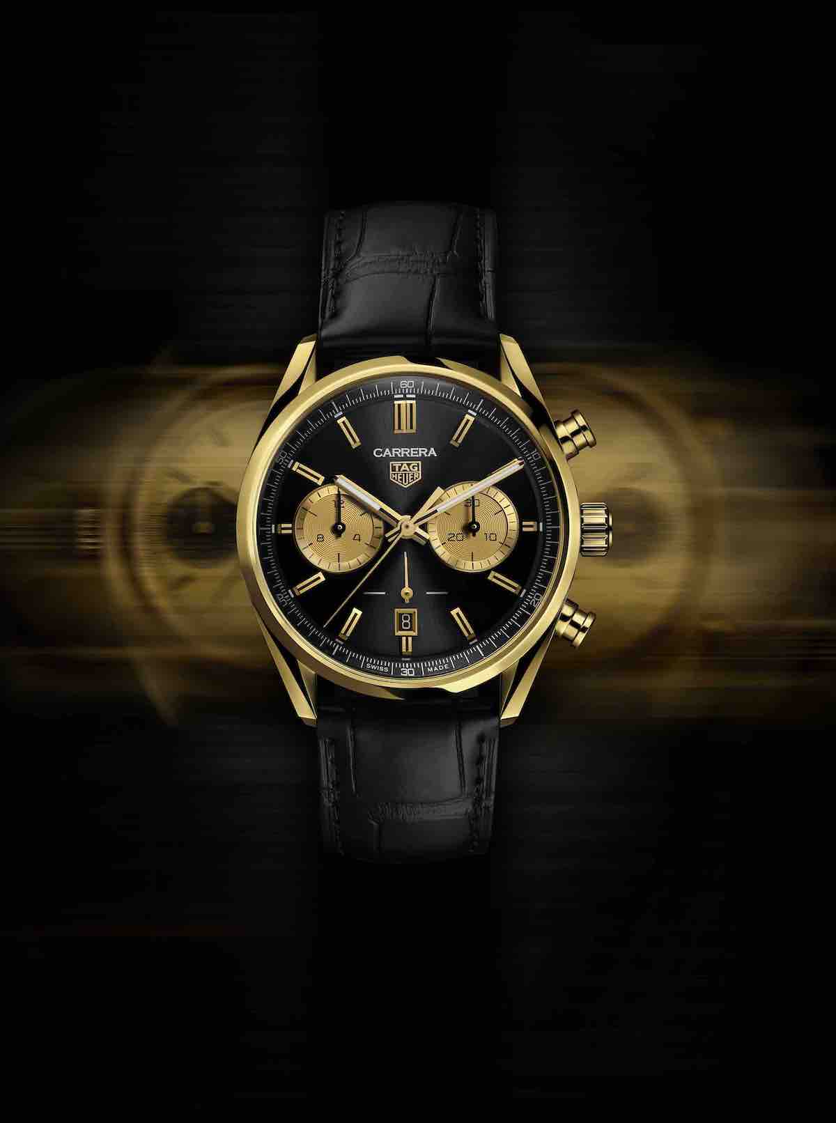 Black and gold online tag heuer