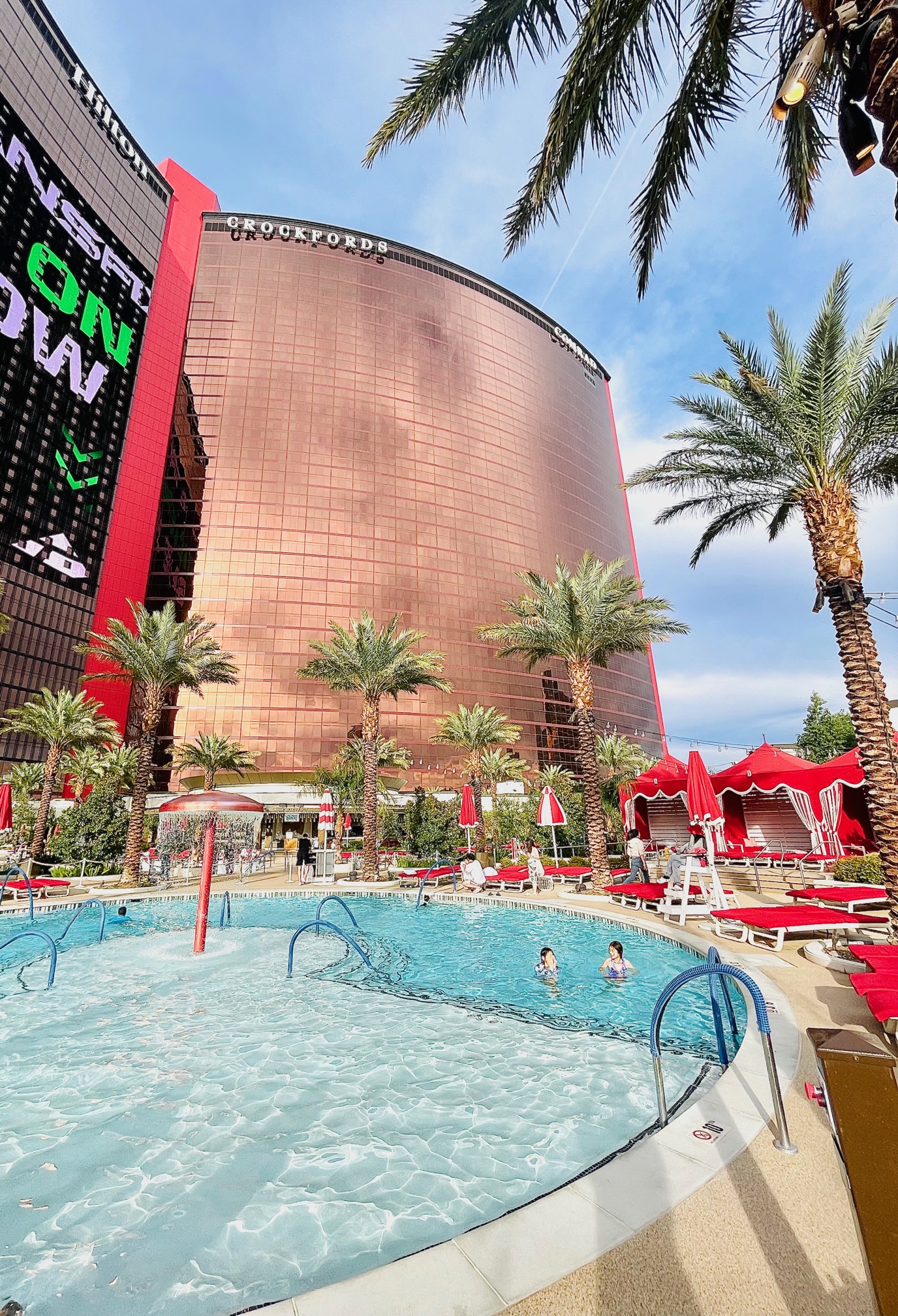 Las Vegas' hotel and resort pools