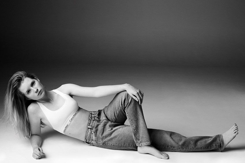 Calvin Klein Jeans x Mytheresa Lottie Moss