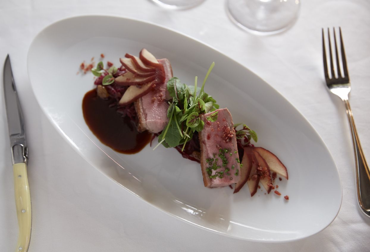 Immigrant Restaurant, recipe, Pan Roasted Maple Leaf Farms Duck