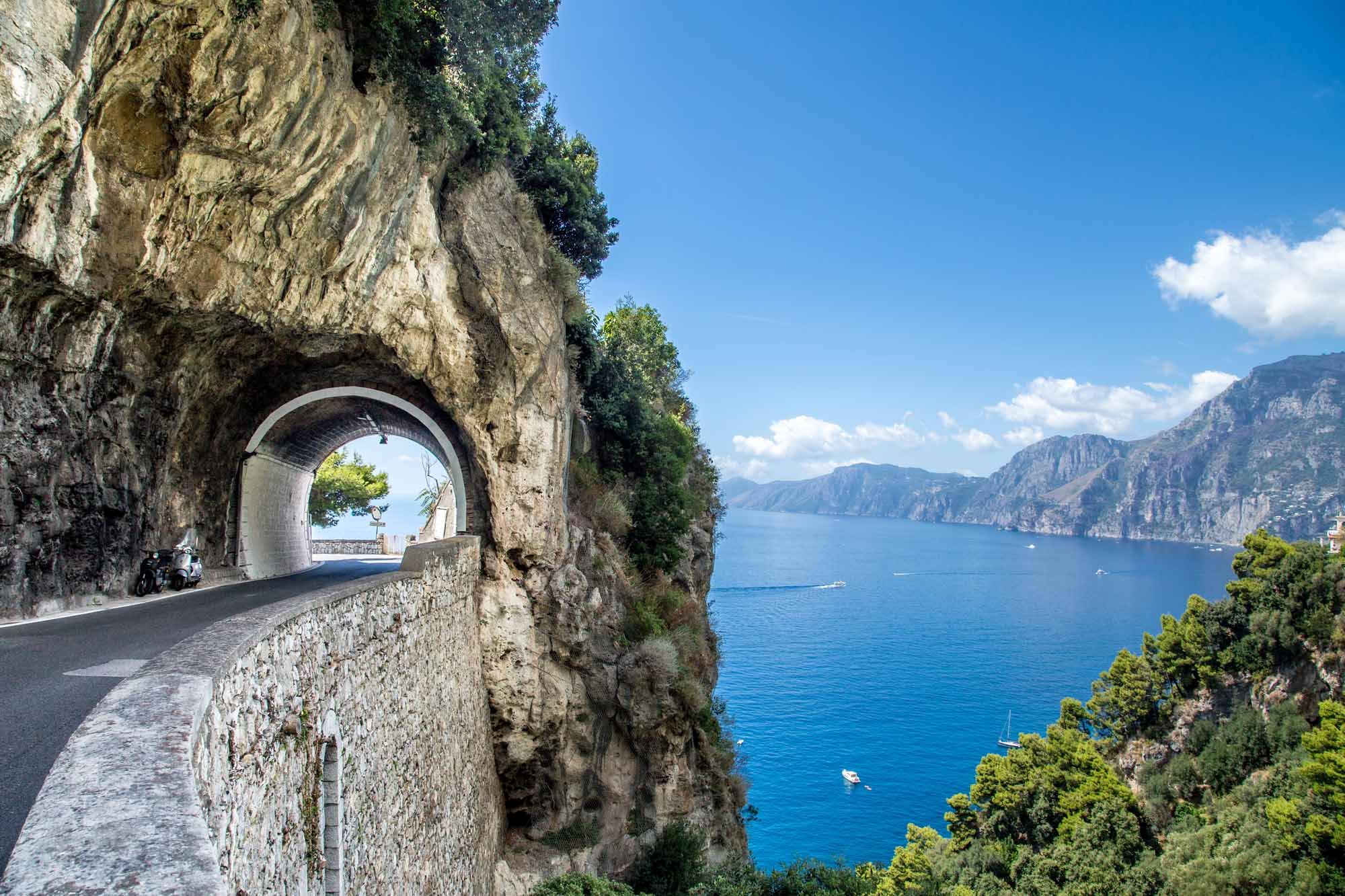 driving tour, amalfi coast