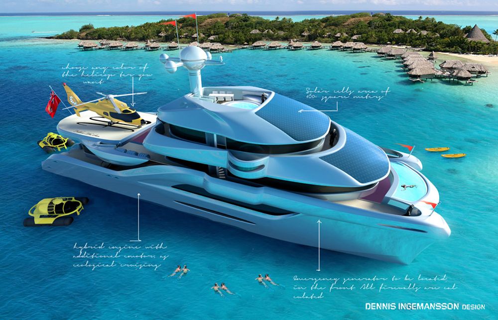 solar katamaran yacht