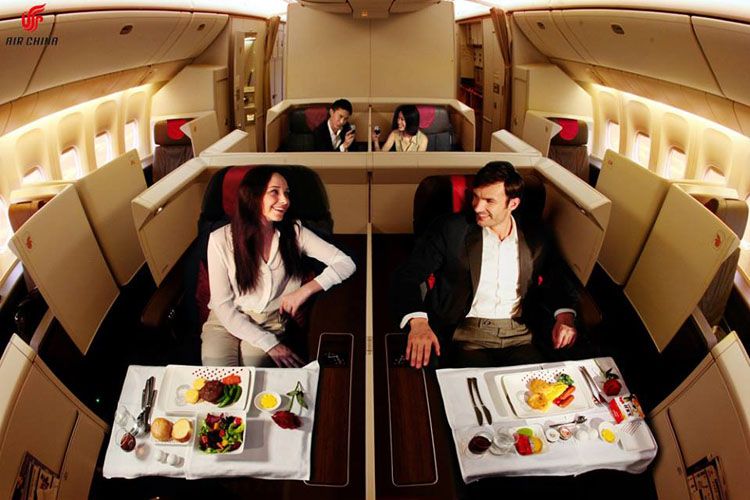 air china first class wine