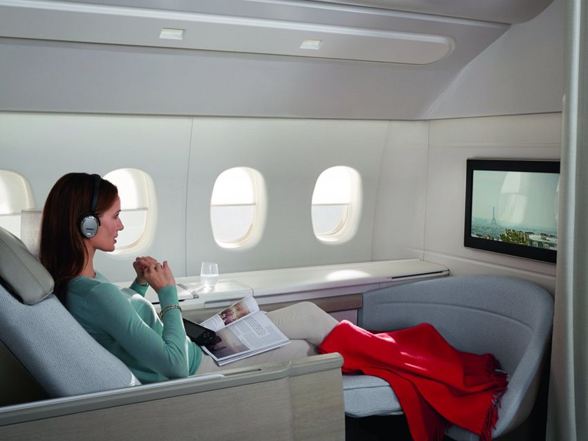 air france, La Première, first-class suites