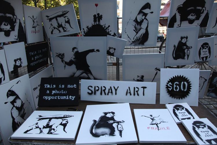 banksy central park