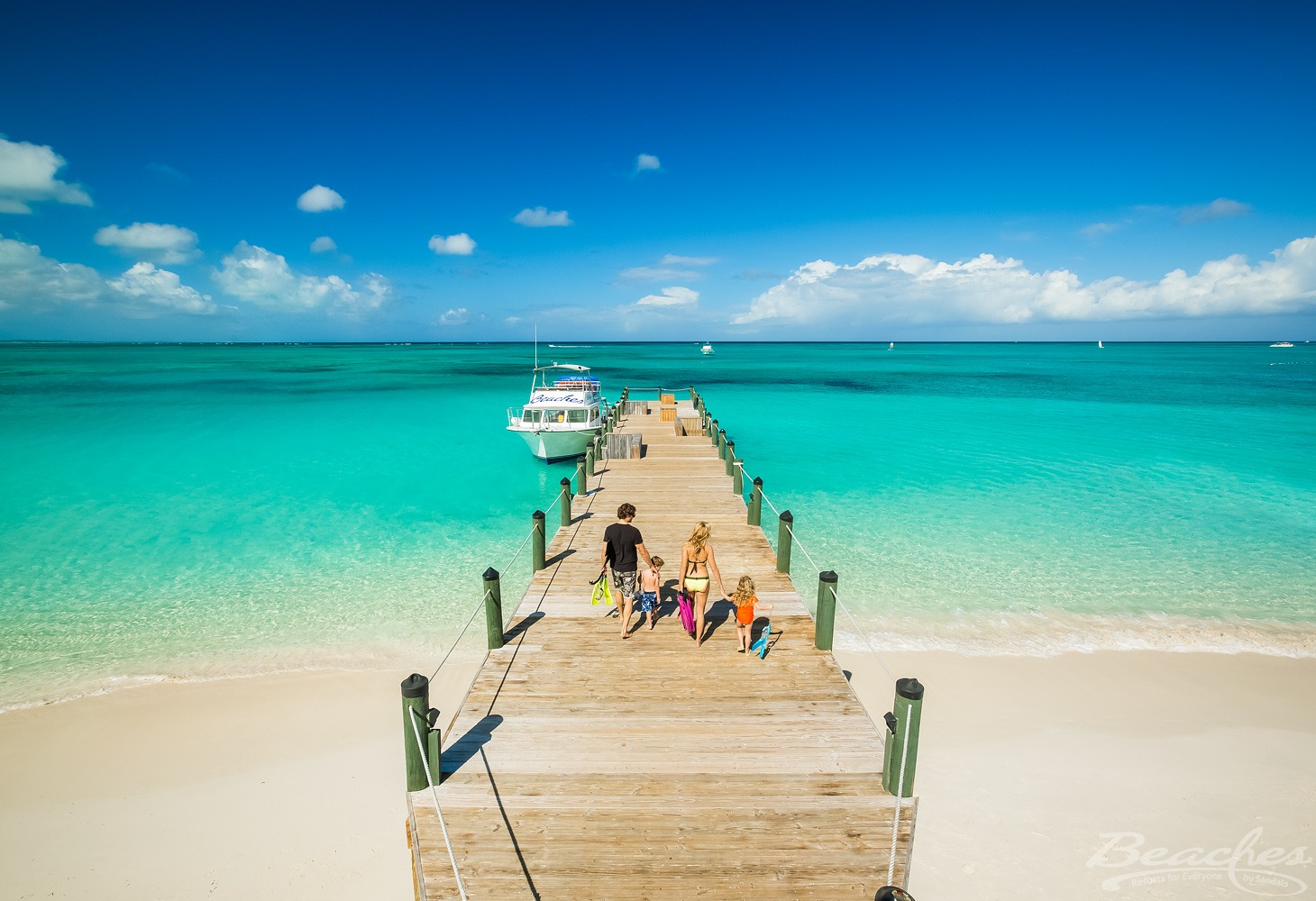 beach with pier