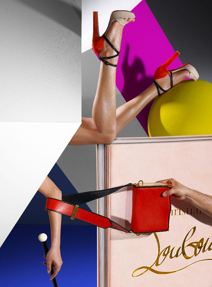 The iconic red soles - Christian Louboutin