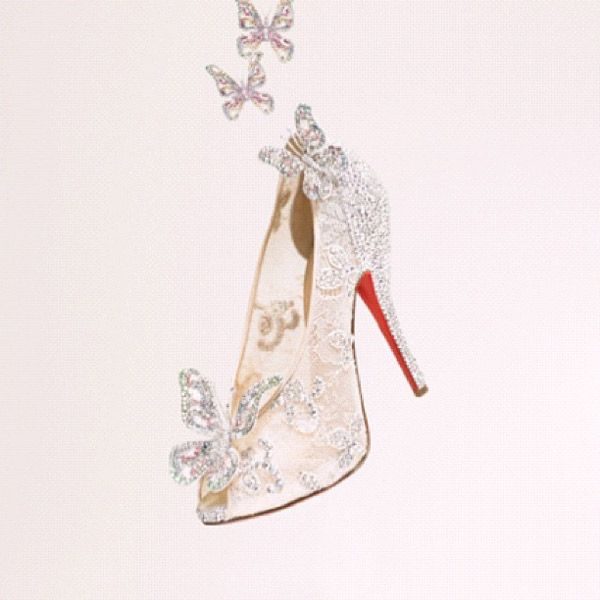Louboutin's Cinderella slippers unveiled