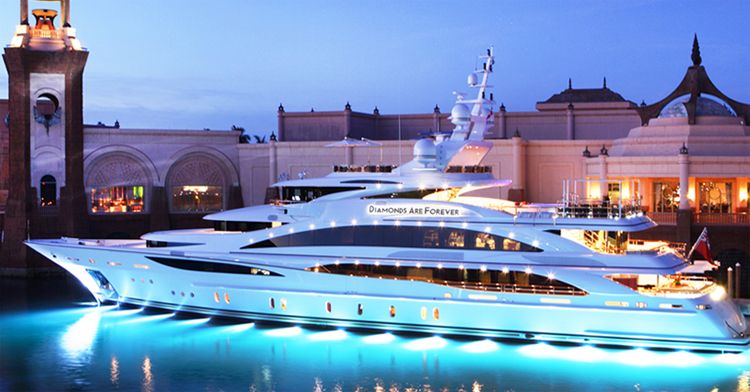Diamonds Are Forever | A Luxury Yacht Fit For James Bond