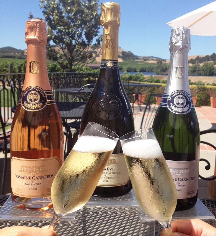 Domaine Carneros champagnes