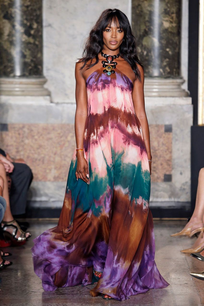 Emilio Pucci SS15: A '70s Collection of Psychedelic Hues and Naomi